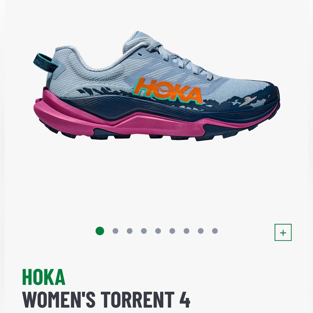 Hoka Torrent4 ' Blue and Pink Sneakers - Picture 3 of 13